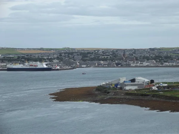 View Kirkwall Orkney Mainland Orkney Islands Scotland United Kingdom Center — 图库照片