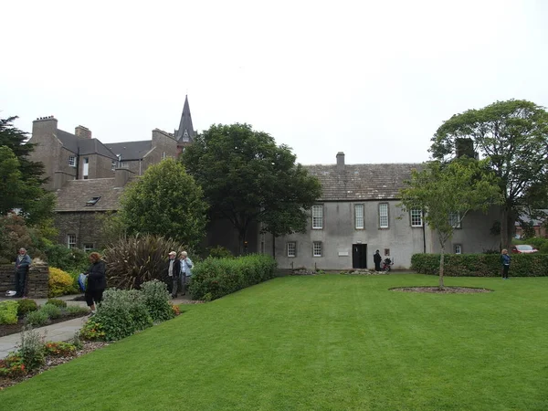 Дом Сад Музея Оркни Кирквалле Оркнейские Острова Шотландия Великобритания — стоковое фото