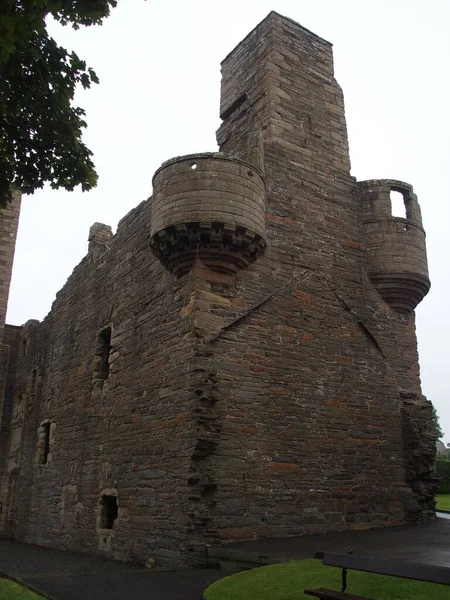 Ruins Earl Palace Kirkwall Orkney Islands Scotland United Kingdom Inclement — Stockfoto