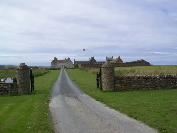 Way to the famous Skaill House, a guest house and museum, Orkney Mainland, Orkney Islands, Scotland, United Kingdom