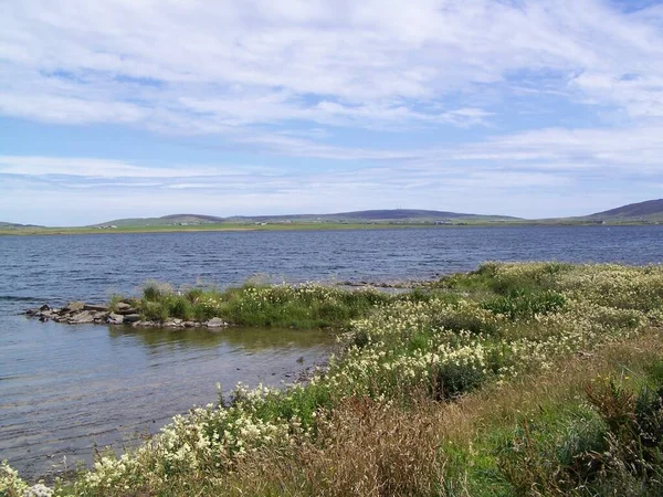 View Loch Ring Brodgar Orkney Mainland Orkney Islands Scotland United — Fotografia de Stock