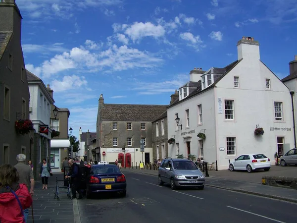 View Broad Street Kirkwall Orkney Islands Scotland United Kingdom — Fotografia de Stock