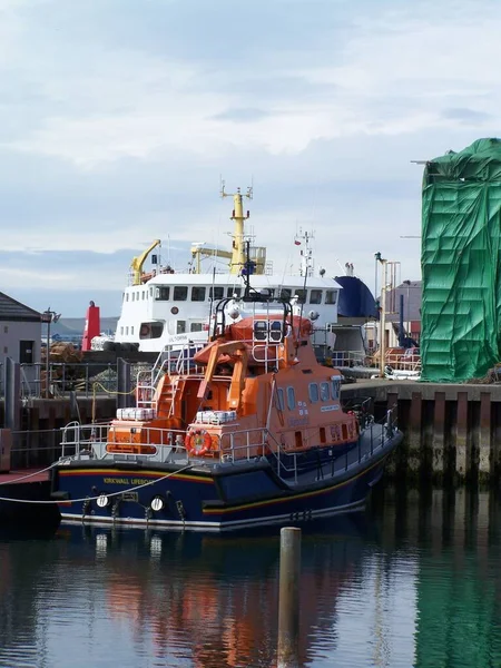 Tugboat Kirkwall Harbour Orkney Islands Scotland United Kingdom — Fotografia de Stock
