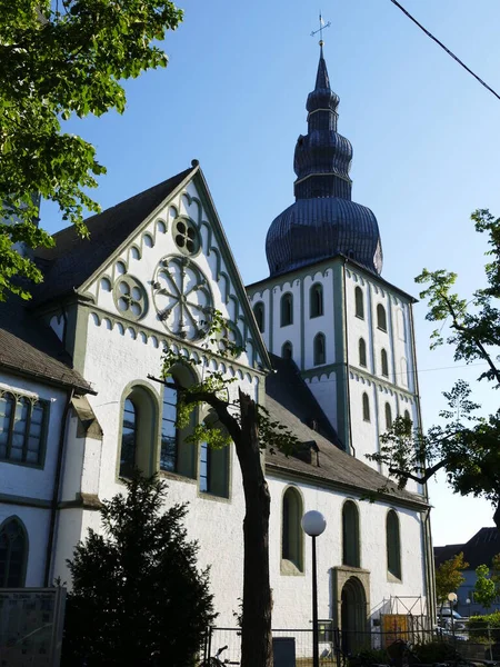 Side View Marienkirche Church Mary Lippstadt North Rhine Westphalia Germany — Stock Photo, Image