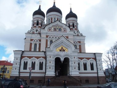 Tallinn, Estonya 'daki Rus Ortodoks Alexander Nevsky Katedrali