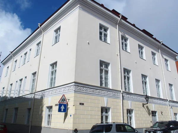 Történelmi Épület Tallinnban Észtország — Stock Fotó