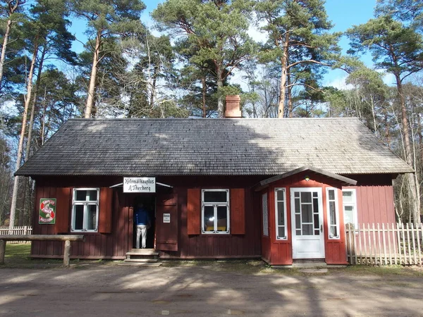 Historisk Livsmedelsbutik Estlands Friluftsmuseum Nära Tallinn Estland — Stockfoto