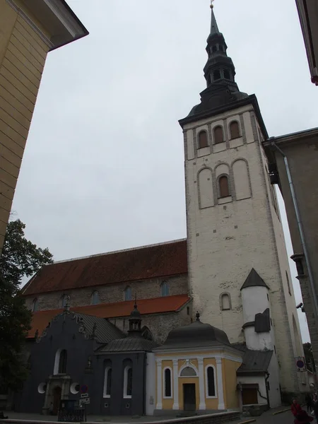 Sankt Nicolas Kyrkan Tallinn Estland — Stockfoto