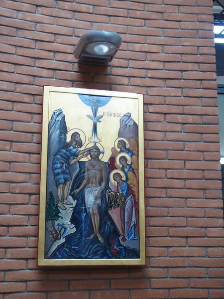 Картины Францисканском Монастыре Холма Крестов Шяуляе Литве — стоковое фото