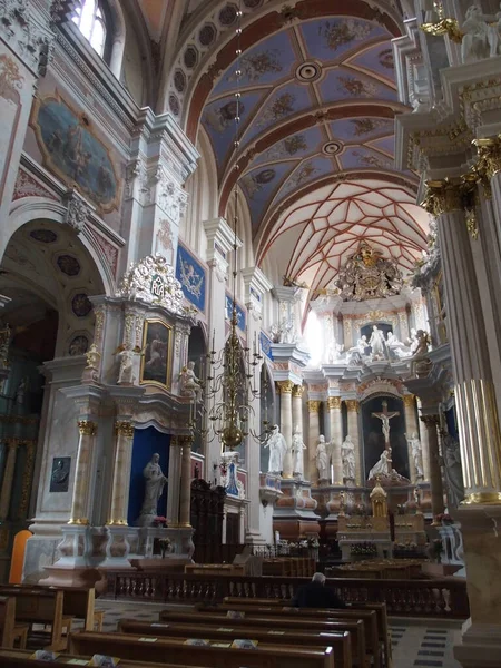 Nave Altar Peter Paul Cathedral Kaunas Lithuania — Stock Photo, Image