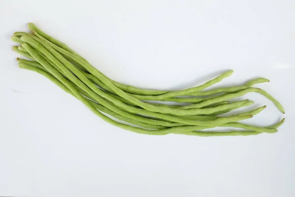 Raw Organic Yard Long Bean Have Sweet Taste Crisp High — Zdjęcie stockowe