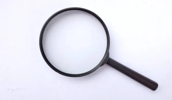 Loupe Magnifying Glass Internet Search Symbol Isolate White Background — ストック写真