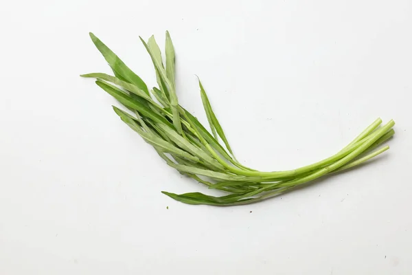 Top View Fresh Water Morning Glory Water Spinach Ipomoea Aquatica —  Fotos de Stock