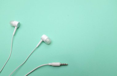 Alan beyaz kulaklıkları, kulaklıkları, kulaklıkları kopyala.