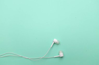 Alan beyaz kulaklıkları, kulaklıkları, kulaklıkları kopyala.