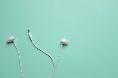 Alan beyaz kulaklıkları, kulaklıkları, kulaklıkları kopyala.