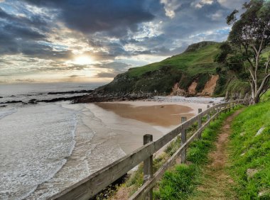 Vidiago plajı, Llanes belediyesi, Asturias, İspanya