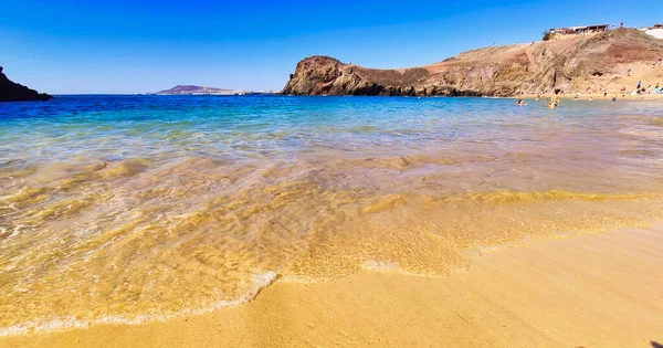 Playa Papagayo Lanzarote Islas Canarias España — Foto de Stock