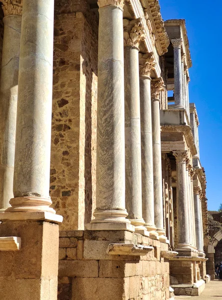 Roman Theatre of Merida, Extremadura, Spanyolország — Stock Fotó