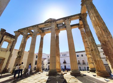 Diana İmparatorluk Tarikat Tapınağı, Merida şehri, Extremadura, İspanya