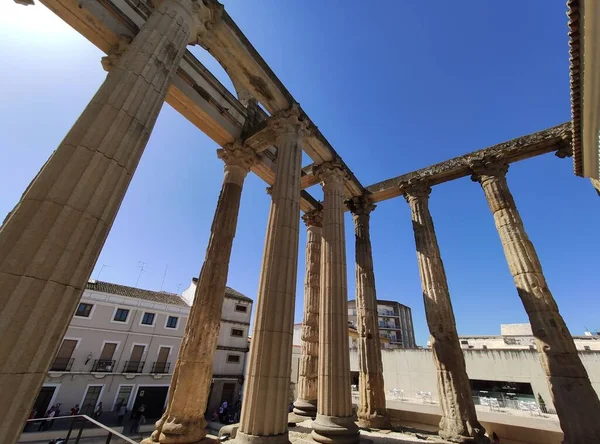 Imperial Cult Temple Diana Merida City Extremadura Spain — Stock fotografie