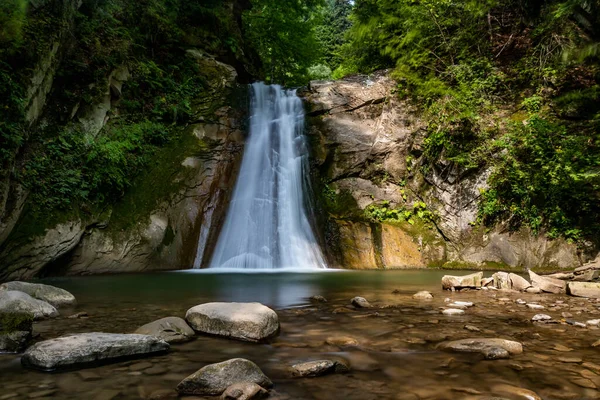 Pruncea Waterfall Buzau County Romania Long Exposure — Stock Photo, Image