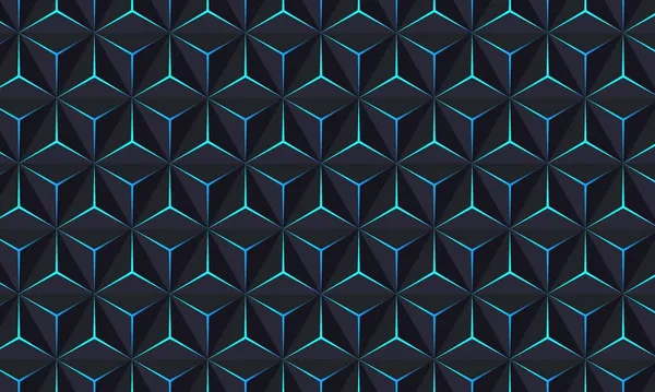 Modèle Géométrique Fond Abstrait Bleu Illustrateur — Image vectorielle