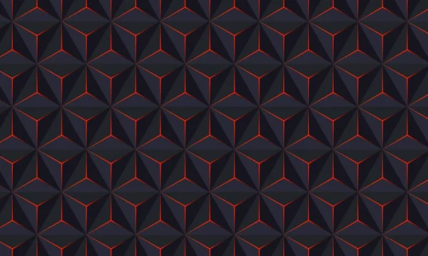 Geometrische Patroon Illustrator Oranje Abstracte Achtergrond — Stockvector