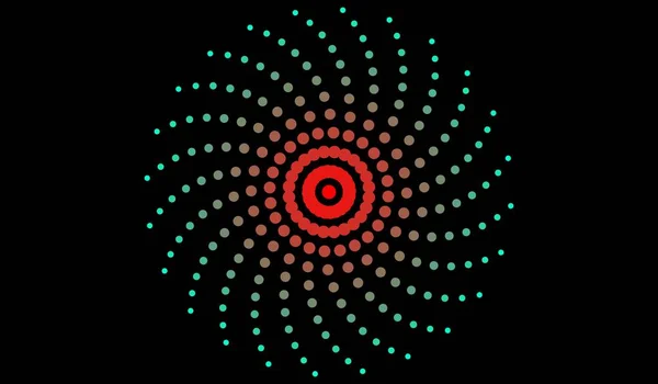 Modré Červené Kruhy Abstraktní Pozadí Vektor Design Ilustrace — Stockový vektor