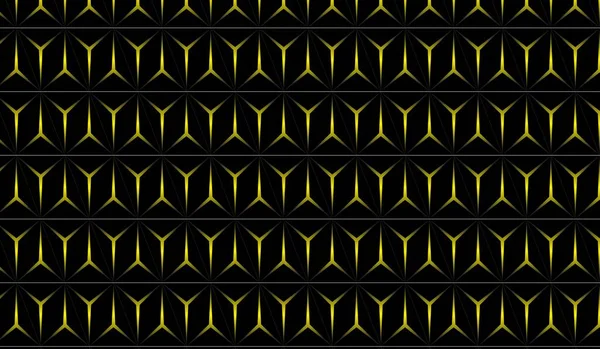 Черный Треугольник Желтый Свет Абстрактный Фон — стоковый вектор