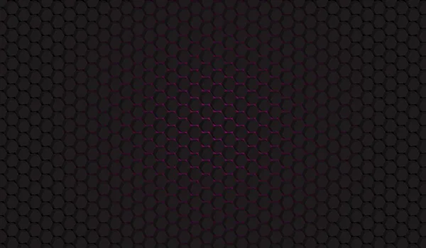 Black Hexagon Purple Background Vector Design — стоковый вектор