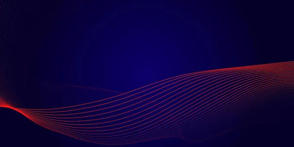 Fond Bleu Lignes Rouges — Image vectorielle