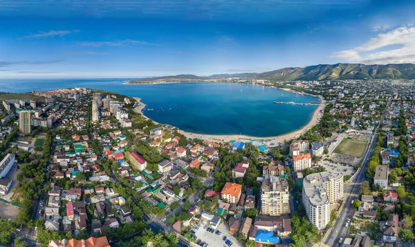 Panorama Gelendzhik Resort Height Black Sea Gelendzhik Bay Caucasus Mountains — Foto de Stock