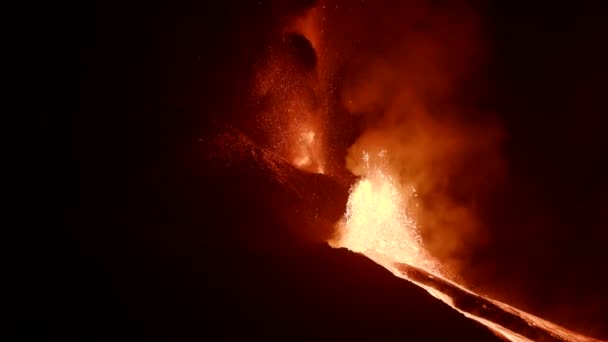 カンブル ビエハ火山 パルマ スペイン17 — ストック動画