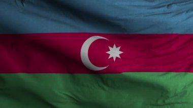 Azerbaycan Bayrak Döngüsü Arkaplan 4K