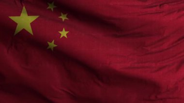 Çin Bayrağı Döngüsü Arkaplan 4K