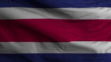 Kosta Rika Bayrak Döngüsü Arkaplan 4K