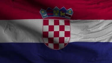  Hırvatistan Bayrak Döngüsü Arkaplan 4K 