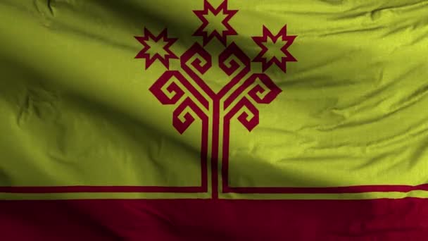 Chuvashia Flag Loop Background — 图库视频影像