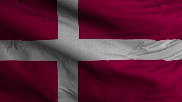 Dinamarca Bandeira Loop Fundo — Vídeo de Stock