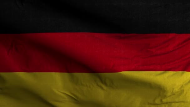 Niemcy Oryginalna Flaga Loop Tło — Wideo stockowe