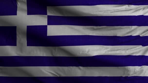Greece Flag Loop Background — стокове відео