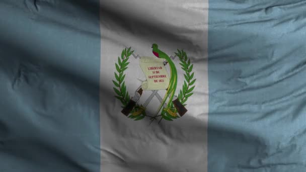 Guatemala Flag Loop Háttér — Stock videók