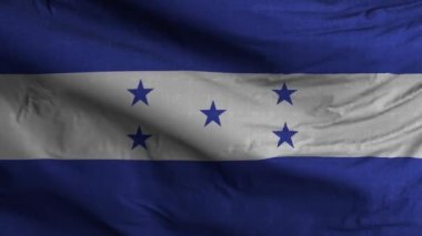 Honduras Bayrak Döngüsü Arkaplan 4K