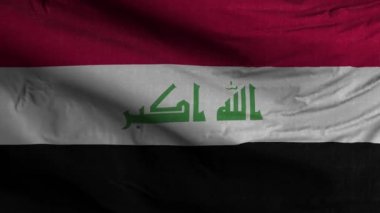  Irak Bayrak Döngüsü Arkaplan 4K