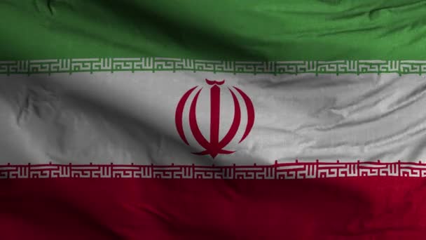Achtergrond Van Iran Flag Loop — Stockvideo