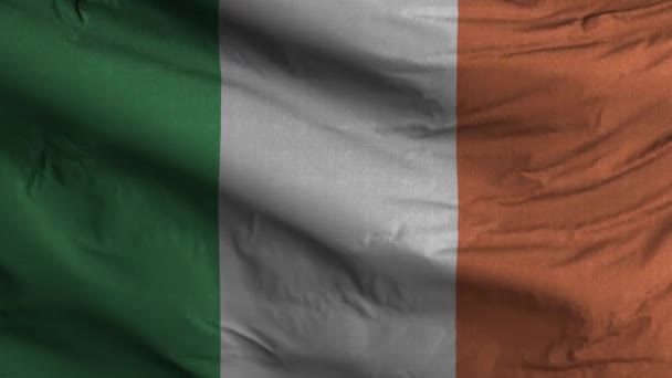 Перекриття Прапора Ірландії — стокове відео