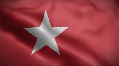 Maastricht Hollanda Bayrak Döngüsü Arkaplan 4K