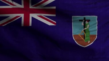 Montserrat Bayrak Döngüsü Arkaplan 4K