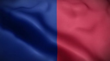 Paris Fransa Bayrak Döngüsü Arkaplan 4K